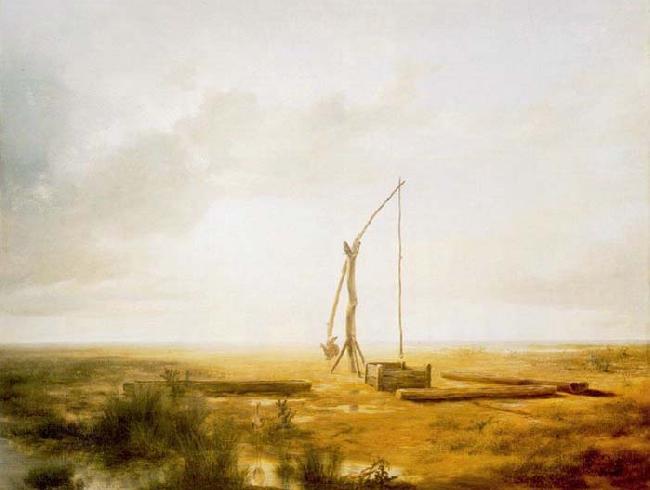 Karoly Marko the Elder View of the Great Hungarian Plain with Draw Well